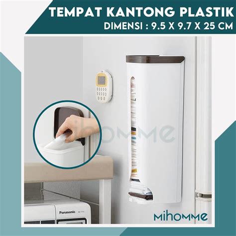 Jual Tempat Penyimpanan Kantong Plastik Plastic Storage Box Organizer