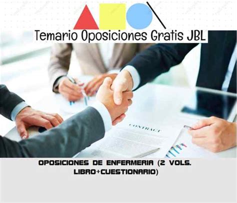 Temario Pdf Oposiciones De Enfermeria Vols Libro Cuestionario