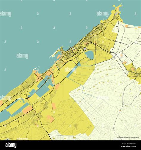 Vector City Map Of Alexandria Egypt Stock Vector Image And Art Alamy