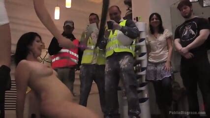 Cheating Wifes Big Hot Ass Shamed Fully Naked In Public Display