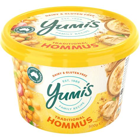 Calories In Yumi S Traditional Middle Eastern Hommus Calcount