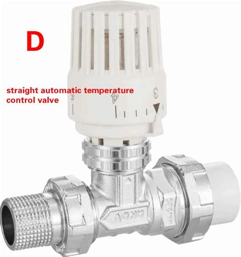 5 sizes straight manual temperature control valve Automatic temperature ...