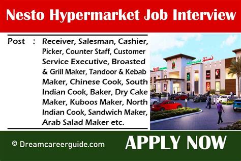 Nesto Hypermarket Jobs Apply Now For Various Job Postings