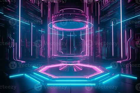 Abstract background esports scifi gaming video game futuristic neon ...