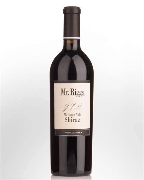 2018 Mr Riggs J F R Shiraz Nicks Wine Merchants