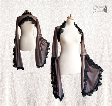 Shrug Voile Victorian Steampunk Art Nouveau Bolero Etsy Steampunk