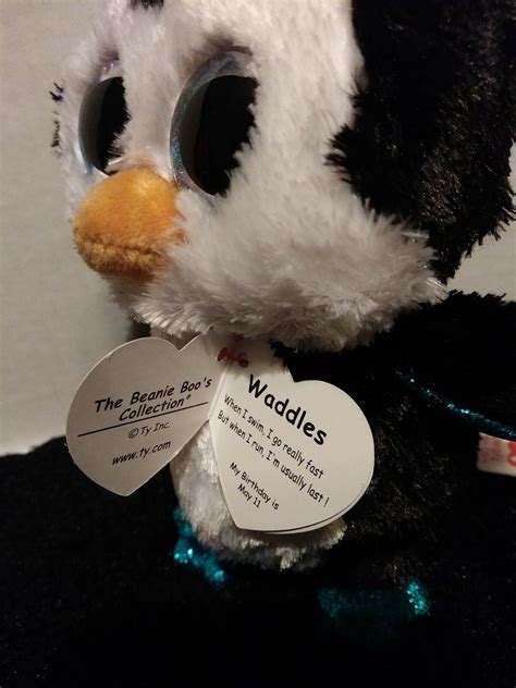 Ty Beanie Babies 36008 Boos Waddles The Penguin Boo For Sale Online EBay