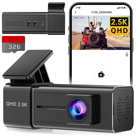 Dash Cam WiFi 2.5K 1440P Front Dash Camera for Cars, E-YEEGER Car ...