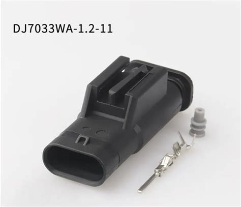 TE Tyco 3 Pin Male Female Auto Electronic Waterproof Connector Plug