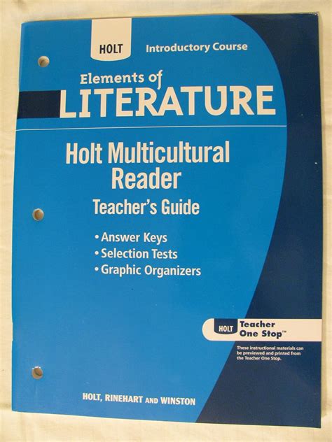 Holt Perspectives In Multicultural Literature Answer