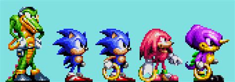 Sonic (Knuckles' Chaotix style) V5 by CancerEdition on DeviantArt