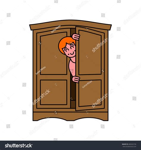 Man Coming Out Of The Closet