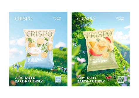 crispo chips packaging   world graphic design fun creative