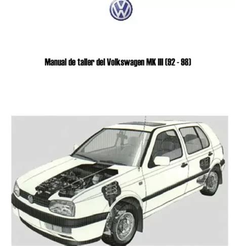 Manual De Reparaci N Volkswagen Golf Mk Cuotas Sin Inter S