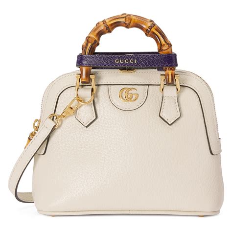 Gucci Diana Mini Tote Bag In White ModeSens