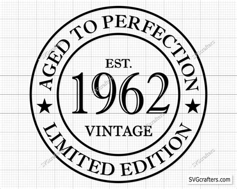 60th Birthday Svg Png 60th Svg Aged To Perfection Svg 60 Etsy