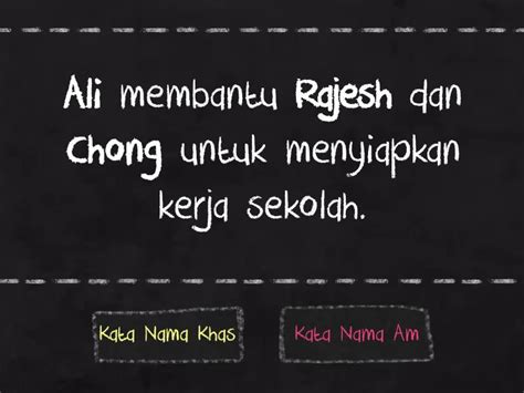 kata nama  true  false