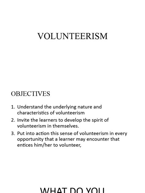 Nstp Module 1 Pdf Volunteering