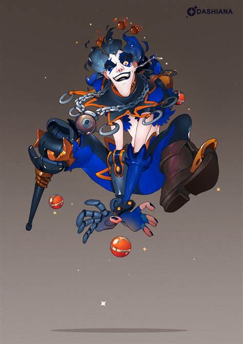 Safebooru 1boy Alternate Costume Amputee Blue Hair Blue Lipstick Blue Nails Bomb Boots Chain