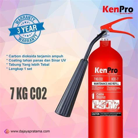 Jual Apar Karbon Dioksida Co2 7 Kg Kenpro Shopee Indonesia