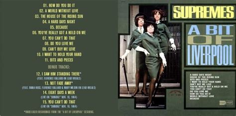 The Supremes A Bit Of Liverpool Expanded Edition Cd