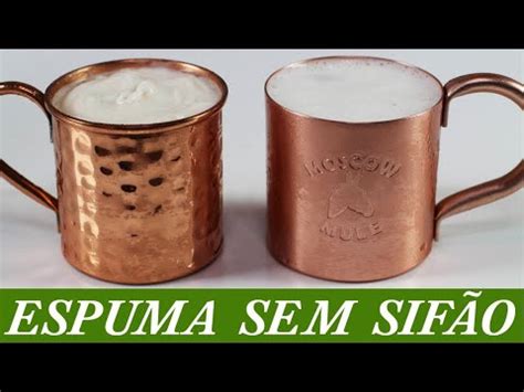 Como Fazer Espuma De Gengibre Sem Sif O Youtube