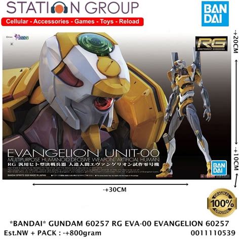 Jual Bandai 60257 Gundam Rg Eva 00 Evangelion Unit 00 Gunpla Model