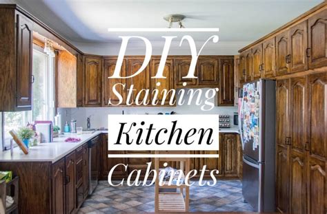 How To Stain Kitchen Cabinets Darker Without Sanding Wow Blog