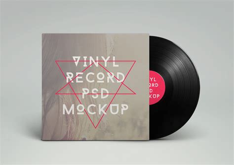 Awesome Vinyl Record Mockup Generator Free Champion Mockup