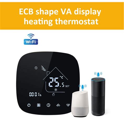 Ecb Shape Va Display Digital Underfloor Heating Room Temperature