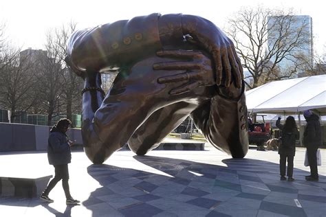 The Embrace A Monument Celebrating Mlk To Be Unveiled On Boston Common Bu Today Boston