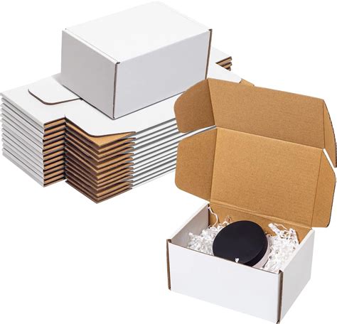 Amazon Stockroom Plus 50 Pack White Corrugated Packaging Boxes