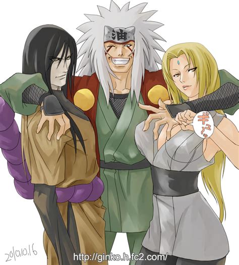 Orochimaru Tsunade And Jiraiya