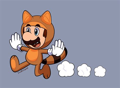 Tanooki Mario by Doodlecube64 on Newgrounds