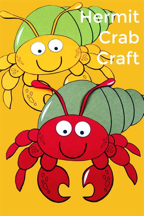 Free Printable Hermit Crab Craft Mama Likes This