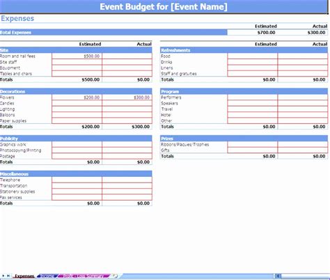 10 Excel Template Expenses - Excel Templates