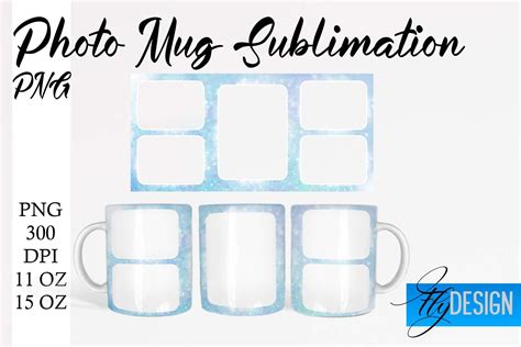 Photo Mug Sublimation PNG | 11 Oz design | 15 Oz Mug Design By Fly ...