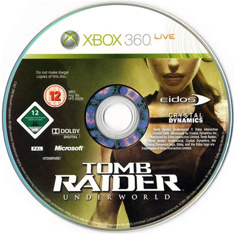 Tomb Raider Underworld 2008 Xbox 360 Box Cover Art Mobygames