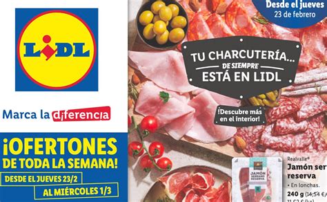 OFERTAS LIDL Catálogo Alimentación 23 FEB 1 MAR