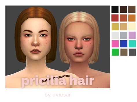 PRICILIA HAIR S4CC Eviesar On Tumblr