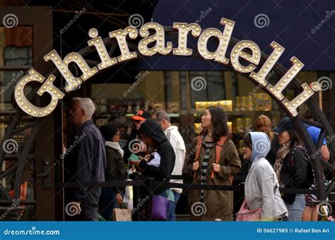 Ghirardelli Chocolate Company San Francisco California Editorial