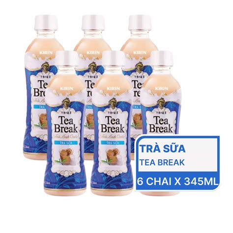 Lốc 6 chai trà sữa Tea Break Kirin Anh Quốc 345ml - Chuỗi siêu thị thực ...