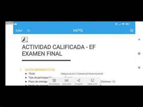 UPN EXAMEN FINAL COMERCIO EXTERIOR TODO DESARROLLADO NOTA 20 MAS INFO