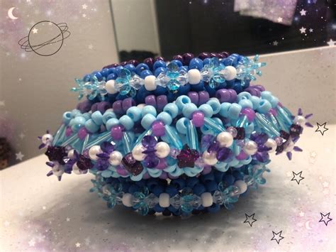 Rotating Kandi Cuff D Epic Kandi Cuff Galaxy Themed Etsy