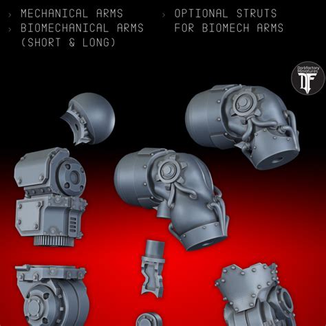 D Printable Corrupted Cybermechs Chaos In Knight Castle Titan And