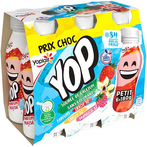 Yoplait P Tit Yop Yaourts Boire La Fraise Vanille Et Fram