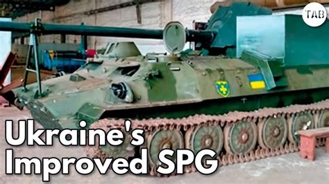 Ukraine S New Improved Home Made Self Propelled Gun YouTube