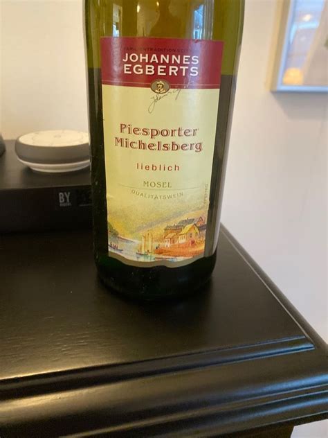 2011 Johannes Egberts Piesporter Michelsberg Riesling Germany Mosel