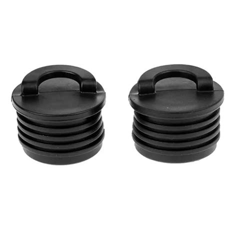 Ensemble De Bouchons De Drainage De Kayak Noir Durables Scupper