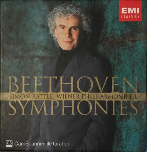 Beethoven Symphonies Simon Rattle Wiener Phılharmoniker 5 Cd Set Plak